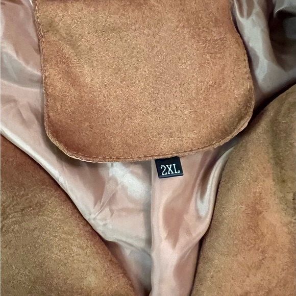 NWOT Brown Microsuede Motor Jacket - Picture 4 of 6